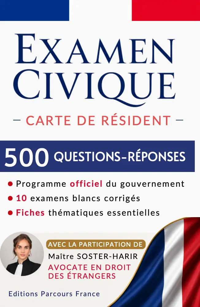 Examen civique - Carte de résident, 500 questions-réponses